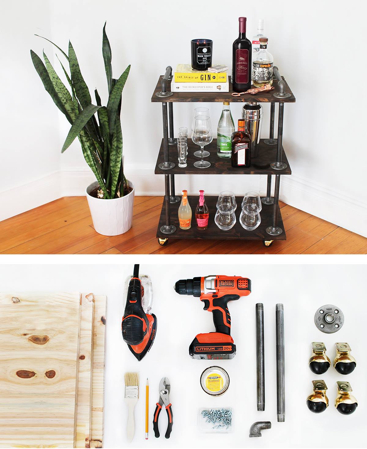 DIY Bar Cart