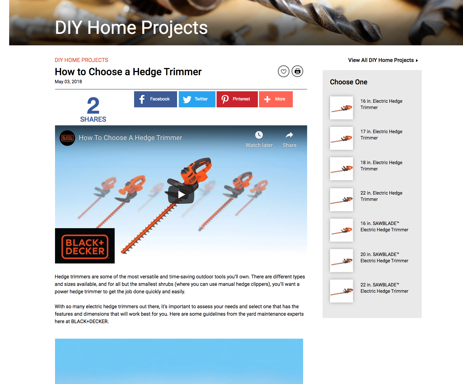 How-To Blog Project for String Trimmers